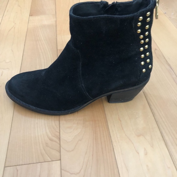 Hibou Suede studded booties - Picture 2 of 7